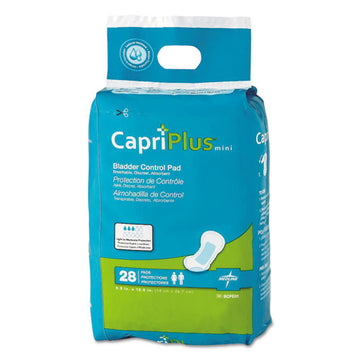 Medline Capri Plus Bladder Control Pads, Regular, 5.5" X 10.5", 28-pack, 12-carton freeshipping - TVN Wholesale